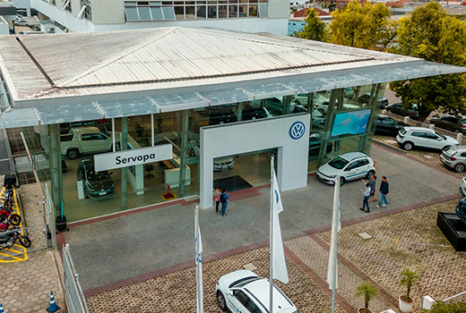 Líder de vendas Volkswagen no Sul do Brasil.